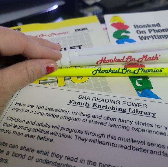 Vintage Hooked on phonics vintage cassette esl home school - Picture 6 of 14